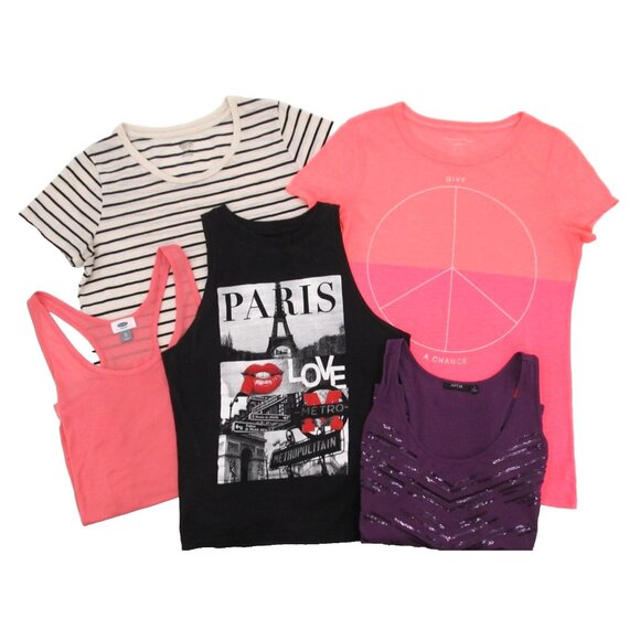 Womens Mixed T-Shirt Tank Top Bundle XL Graphic Tee AEO Old Navy Mossimo - Picture 16 of 16